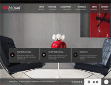 Tablet Screenshot of mcwallcoverings.com